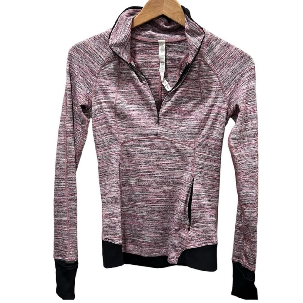 lululemon runderfull Hlaf zip womens size 4